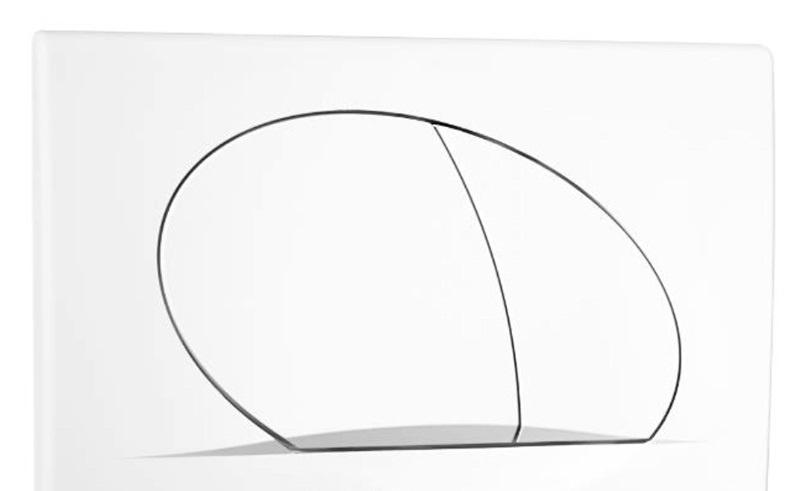 Кнопка смыва - Roca, Active, 1.8x25.5x17 см, 8901140B0 / 42B 8901140B0