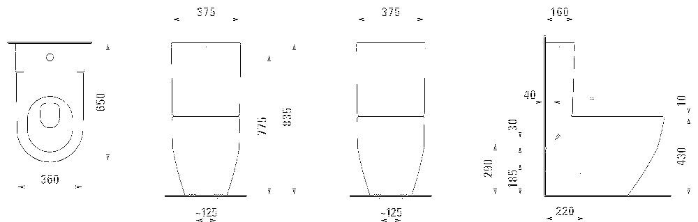 Laufen Pro, Унитаз компакт, 8.2595.2.000.231.1