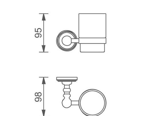 Aquanet 4600, Стакан, 00189282