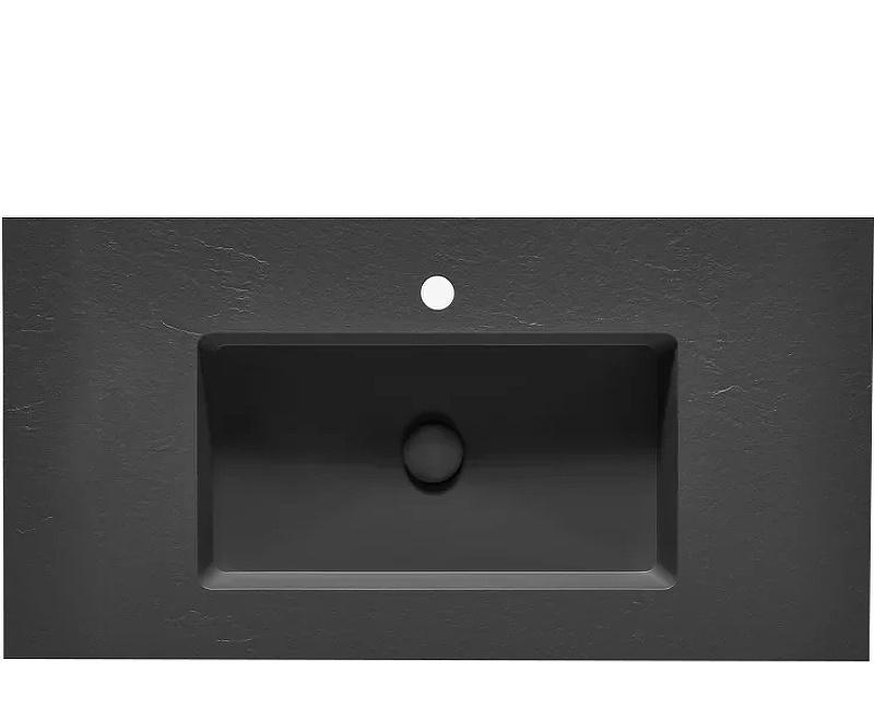 Cezares Acquabella, Раковина, ENCIMERA.INTEGRA_SF_SLATE_80_NEGRO