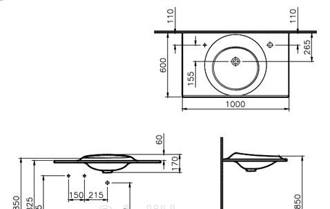 Vitra Istanbul, Раковина, 4519B403-6142