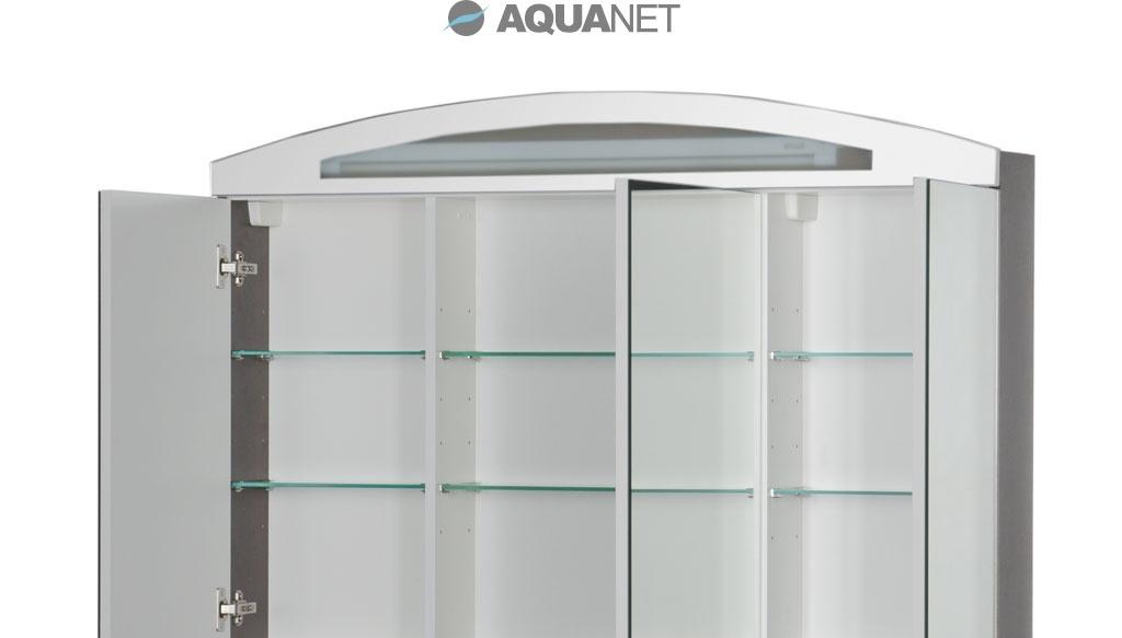 Aquanet Тренто, Шкаф-зеркало, 00156445