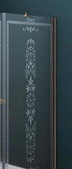 Боковая стенка - Cezares, Royal Palace, 100x195 см, ROYAL PALACE-A-100-FIX-CP-Br