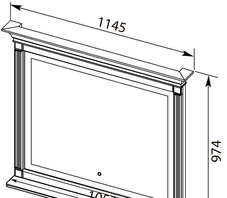 Aquanet селена, Зеркало, 00201648