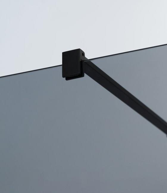 Душевая перегородка - Cezares, Liberta, 8x90x195 см, LIBERTA-L-1-90-120-GR-NERO