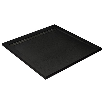 Душевой поддон - Cezares, Tray, 90x90x3 см, TRAY-AS-A-90-30-NERO / AS-A-90-30-NERO