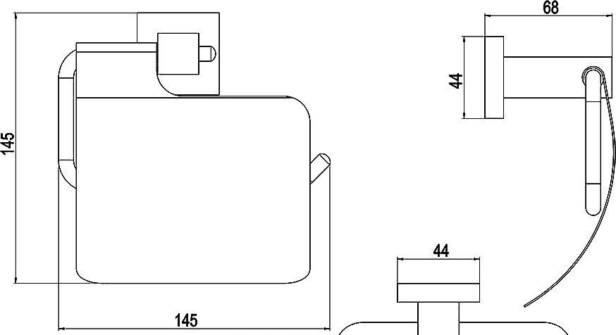 Timo Selene, Держатель туалетной бумаги, 17042/17