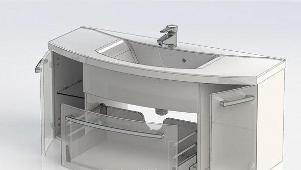 Aquanet селена, Тумба для раковины, 00201652