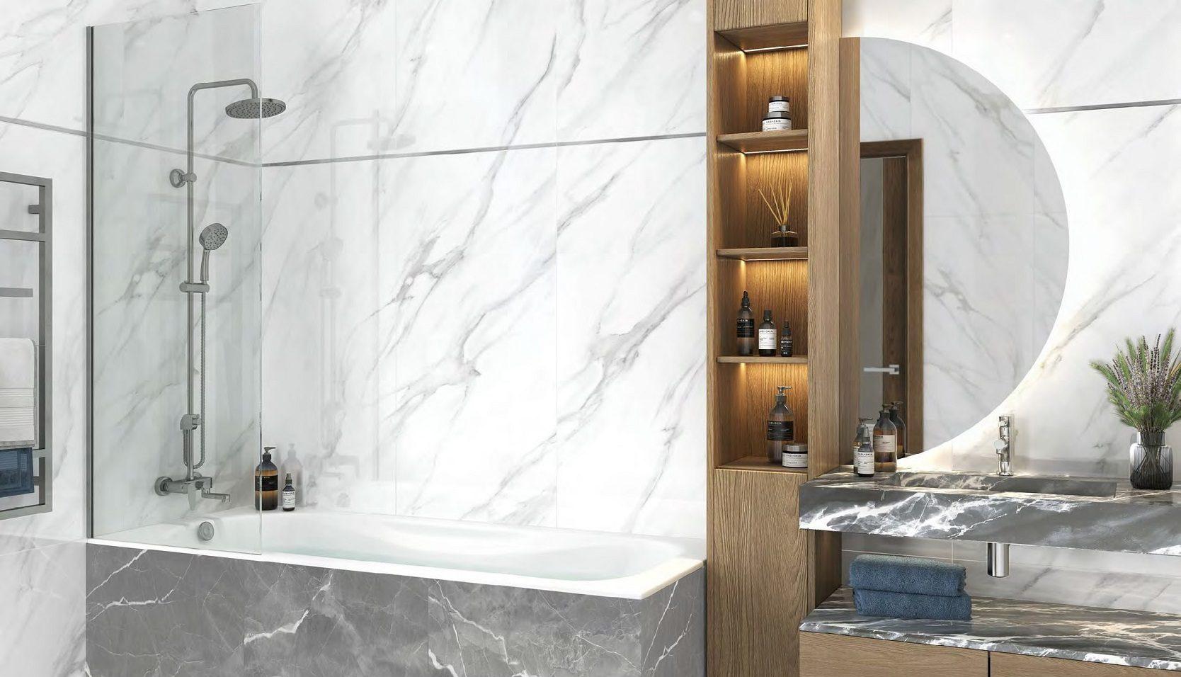 Картинка LCM American Calacatta, Керамогранит, 60x120 см