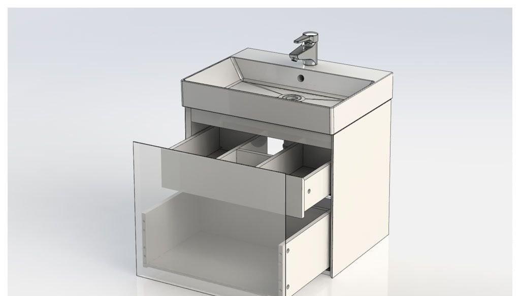 Aquanet Йорк, Тумба с раковиной, 00212592