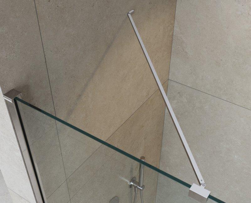 Душевая перегородка - Cezares, Liberta, 120x70x195 см, LIBERTA-L-1-TB-120-C-Cr