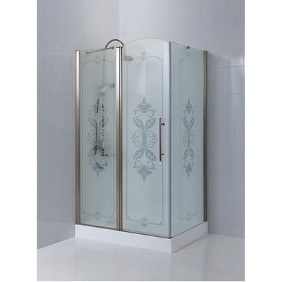 Душевой уголок - Cezares, Giubileo, 100x100x195 см, GIUBILEO-AH-11-100-CP-Br-L