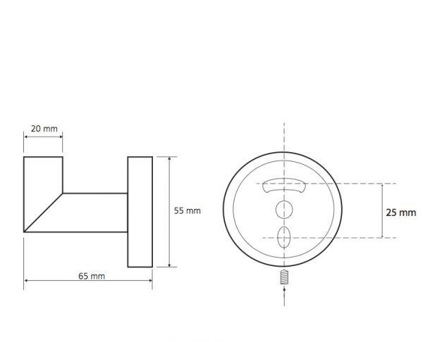 Bemeta Dark, Крючок, 104206020