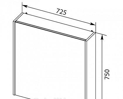 Aquanet Остин, Шкаф-зеркало, 00203923