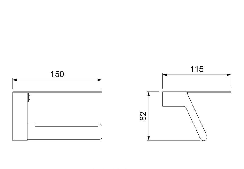 Timo Selene, Держатель туалетной бумаги, 10043/00