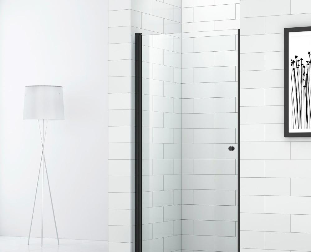 Душевая дверь - Cezares, Eco, 90x190 см, ECO-O-B-1-90-C-NERO / O-B-1-90-C-NERO