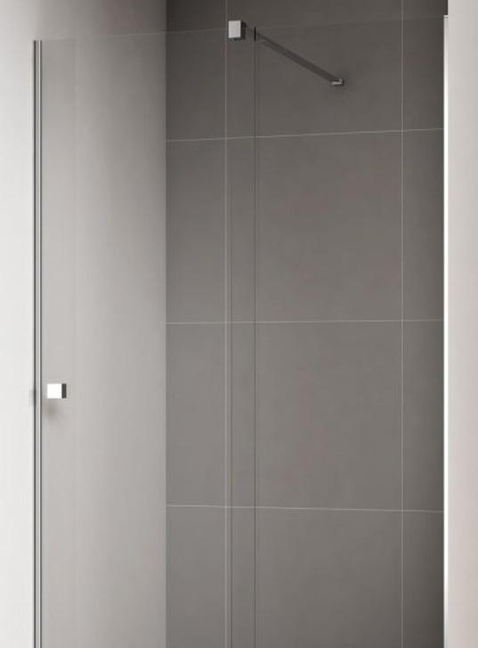 Душевая дверь - Cezares, Stream BF1, 140x195 см, STREAM-BF-1-140-C-Cr