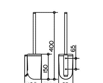 Keuco Elegance, Ершик, 11664 010100 / 11664010100