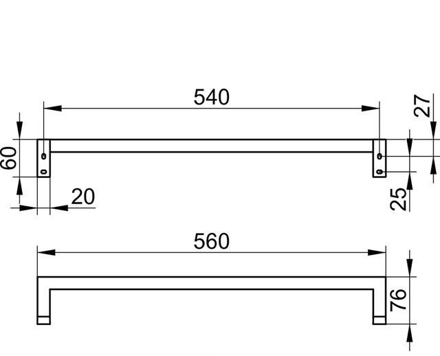 Keuco Edition 90, Полотенцедержатель, 19101 010600 / 19101010600