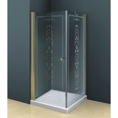 Душевой уголок - Cezares, Royal Palace, 90x90x195 см, ROYAL PALACE-A-1-90-CP-Br / ROYAL PALACE-A-A-1-90-CP-Br