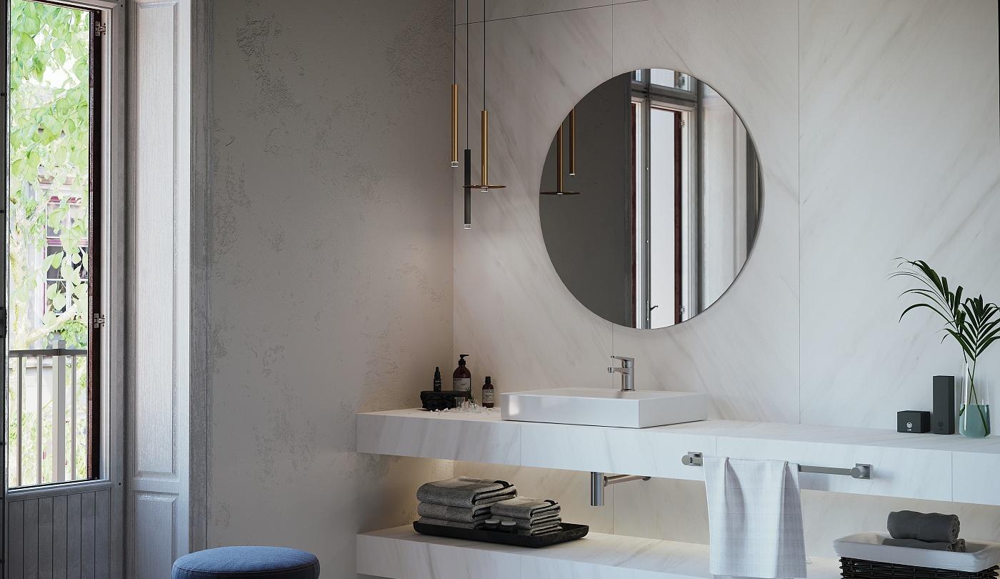 Картинка Creto Persian White, Керамогранит, 60x120 см