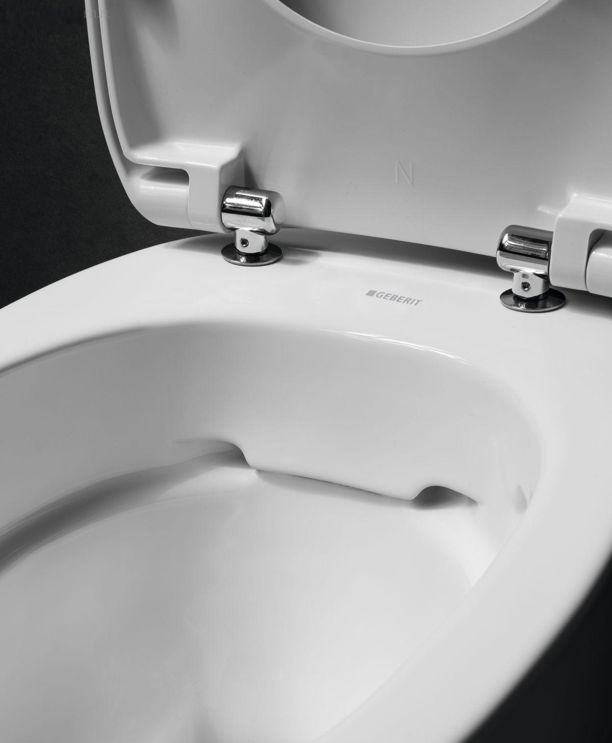 Geberit iCon, Унитаз подвесной с инсталляцией и кнопкой, 500.362.TC.I