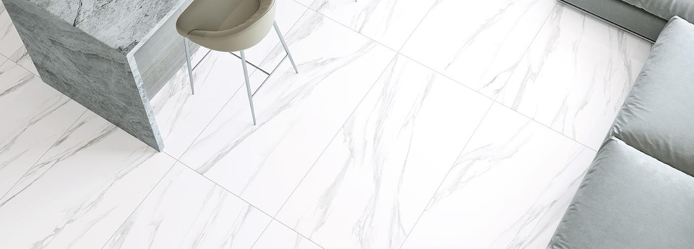 Картинка Delacora Statuario, Керамогранит, 60x60 см