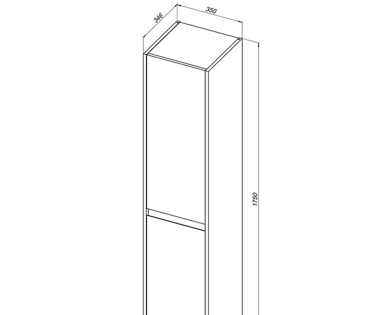 Aquanet Ирис, Тумба с раковиной, 00287883 / 287883