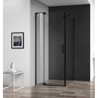 Душевой уголок - Cezares, Slider, 70x80x195 см, SLIDER-AH-1-80-70/80-C-NERO