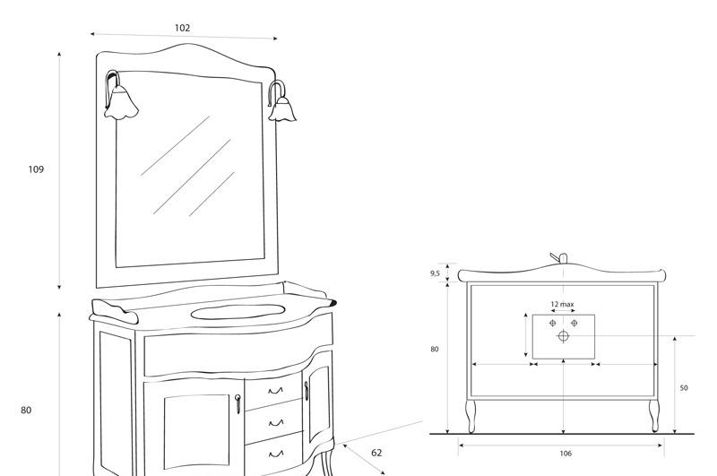 Cezares Aradeo, Раковина, RET100KE