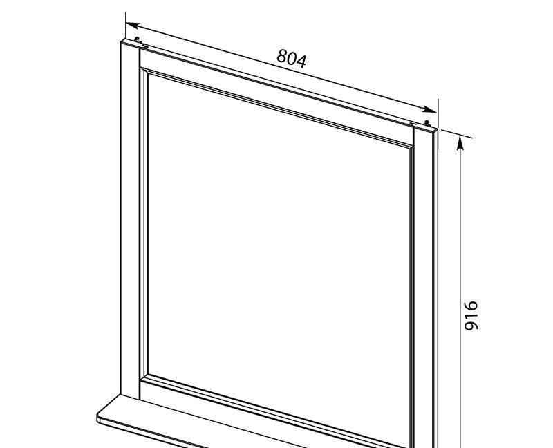 Aquanet Денвер, Зеркало, CUB0107GR