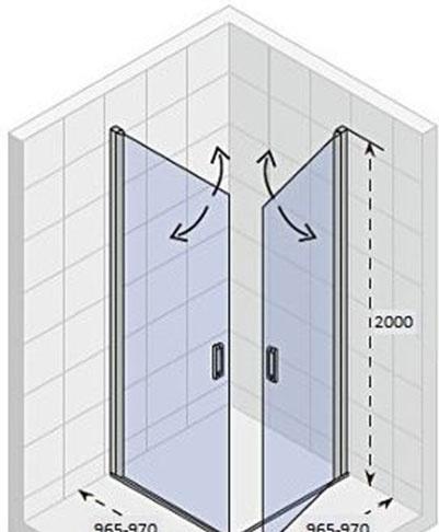 Душевой уголок - Riho, Novik, 97x97x200 см, G003026120 / GZ2100100 / Z209 GZ2100100