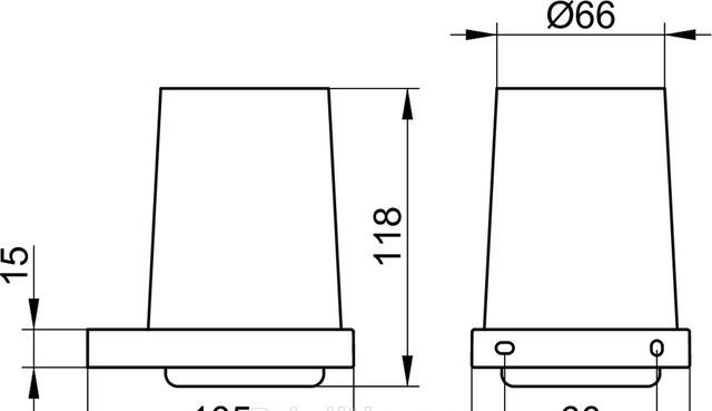 Keuco Edition 11, Стакан, 11150 379000