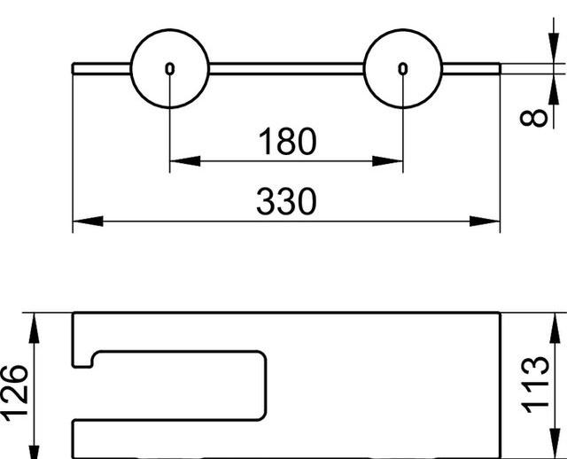 Keuco Edition 90, Держатель туалетной бумаги, 19173 018000 / 19173018000