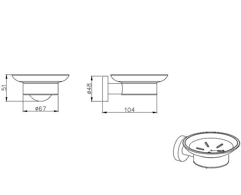 Aquatek Вега, Мыльница, AQ4003MB