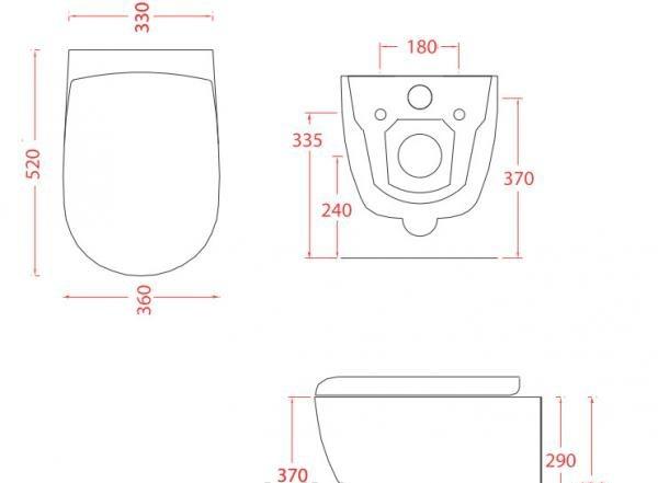 ArtCeram File 2.0, Унитаз подвесной, FLV004 01 30