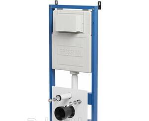 Grossman без коллекции, Унитаз подвесной с инсталляцией и кнопкой, 97.4440S.01.000