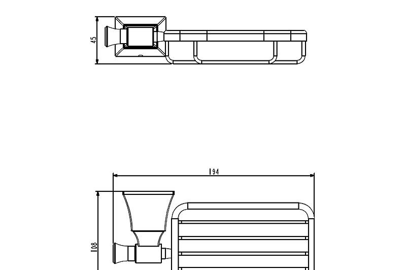 Art&Max Genova, Мыльница, AM-M-077-CR