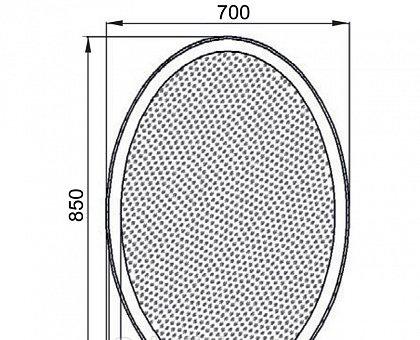 Aquanet Комо, Зеркало, 00196668