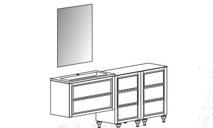 Cezares Bellagio Vetro, Шкаф, 54817