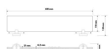 Bemeta Dark, Полка, 104102040