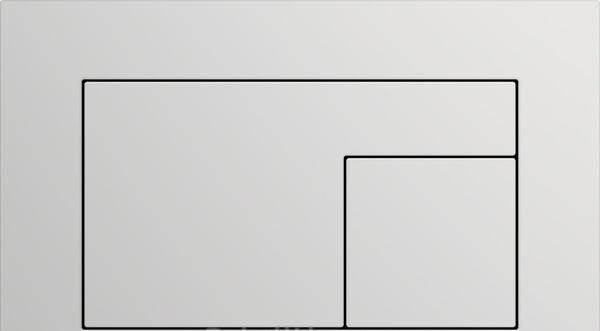 Кнопка смыва - Tece, Velvet, 0.5x22x15 см, 9240734