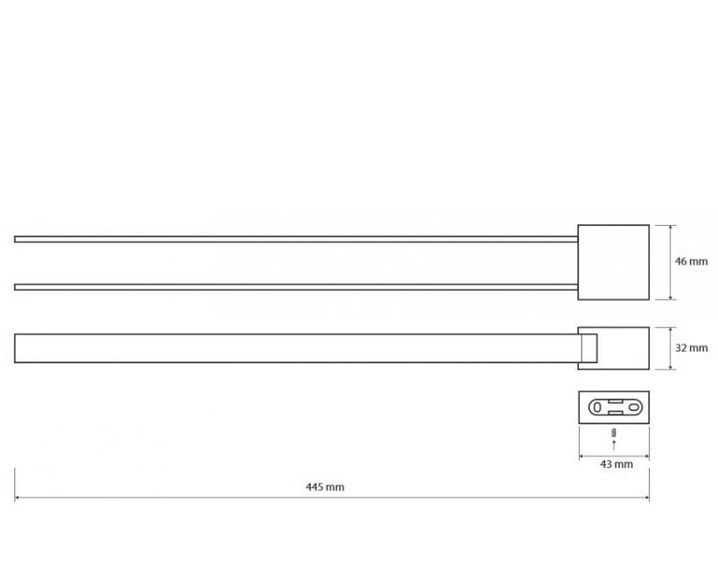 Bemeta Via, Полотенцедержатель, 135004102