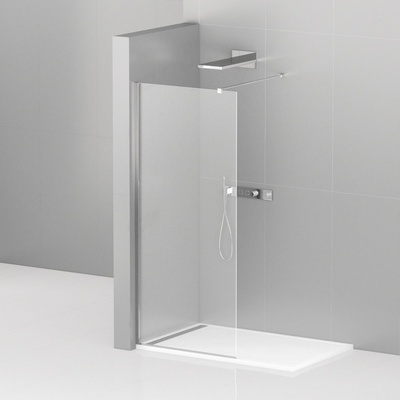 Душевая перегородка - Cezares, Liberta, 120x110x195 см, LIBERTA-L-1-110-120-C-Cr