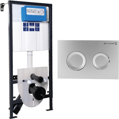 Инсталляция для унитаза - Bettoserb, Sitnica Sava Fix Slim, 20x52x113.6 см, SET40006469 / 00312918