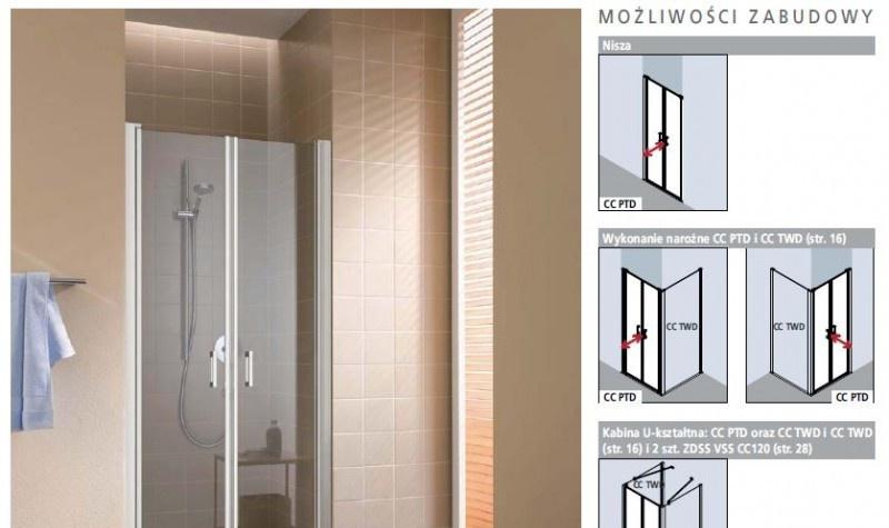 Душевая дверь - Kermi, Cada XS, 70x200 см, CKPTD07020VPK