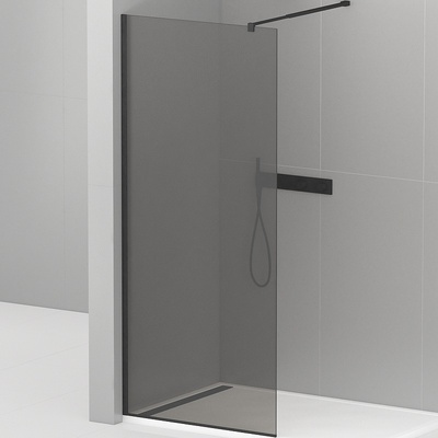 Душевая перегородка - Cezares, Liberta, 8x120x195 см, LIBERTA-L-1-120-120-GR-NERO