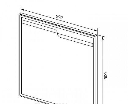 Aquanet Модена, Зеркало, 00198490