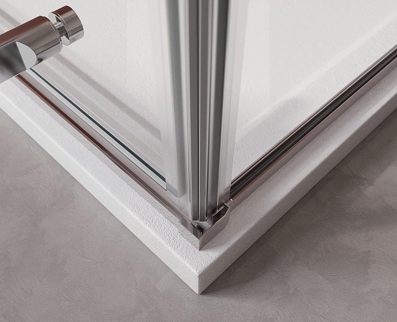 Душевой уголок - Cezares, Liner, 90x120x195 см, LINER-AH-1-120/90-C-Cr-R