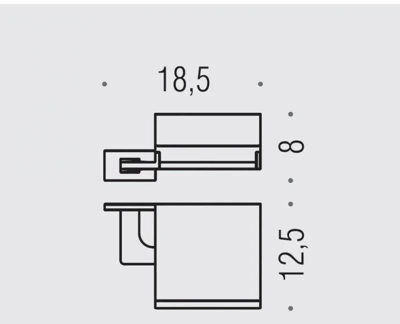 Colombo Hermitage, Держатель туалетной бумаги, B1691.NM